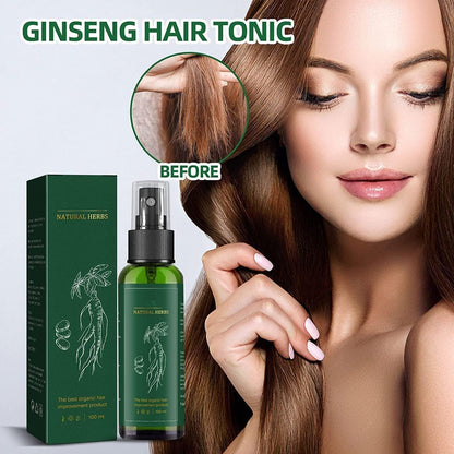 KORTIN Lot De 3 Sprays De Régénération Pour Cheveux Au Ginseng Coréen, Sérum De Repousse Des Cheveux Au Gingembre