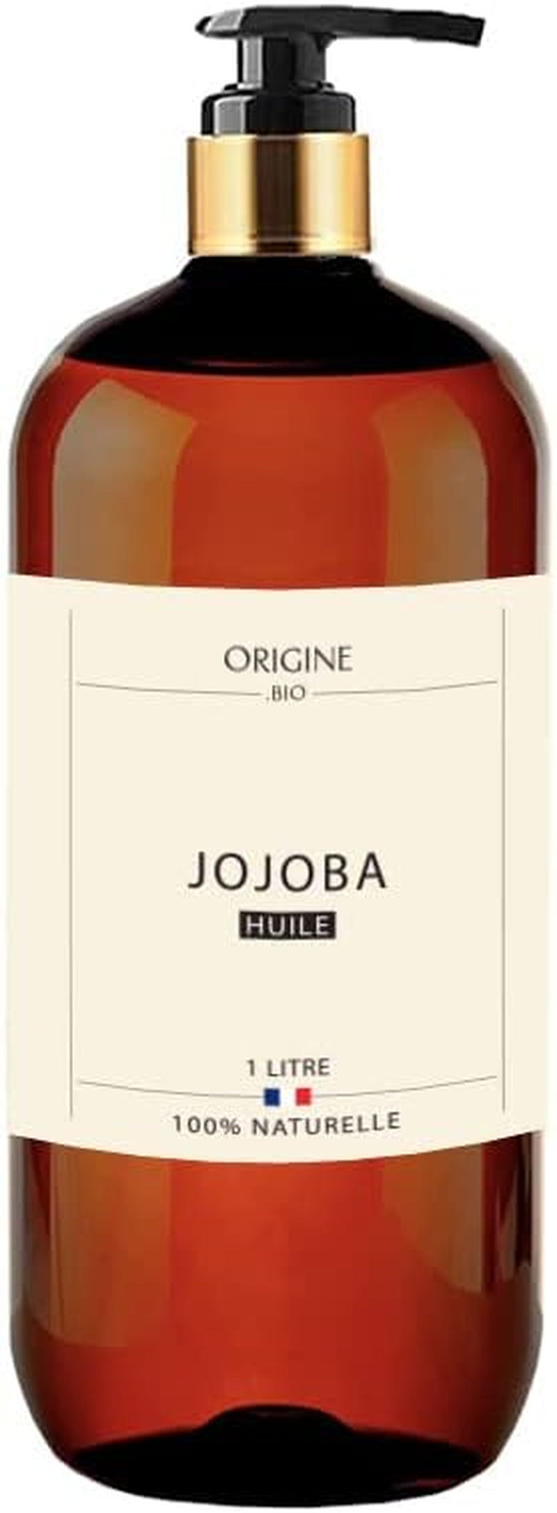 Huile de Jojoba 100% Pure - Soin Naturel Hydratant pour Peau et Cheveux - 1L