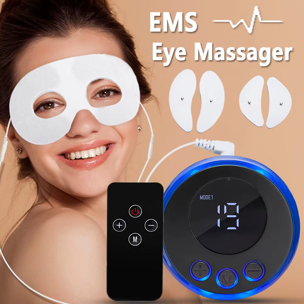 Masseur Visage EMS Électrique - Lifting Anti-Rides et Réduction des Cernes