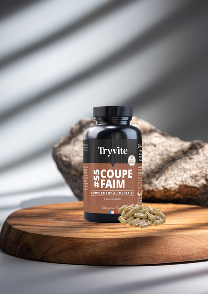 TRYVITE Konjac Coupe-Faim - Solution Naturelle pour une Perte de Poids Rapide et Efficace | 90 Gélules Minceur Fabriquées en France